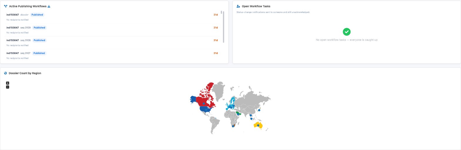 DnXT Publisher portfolio map by region